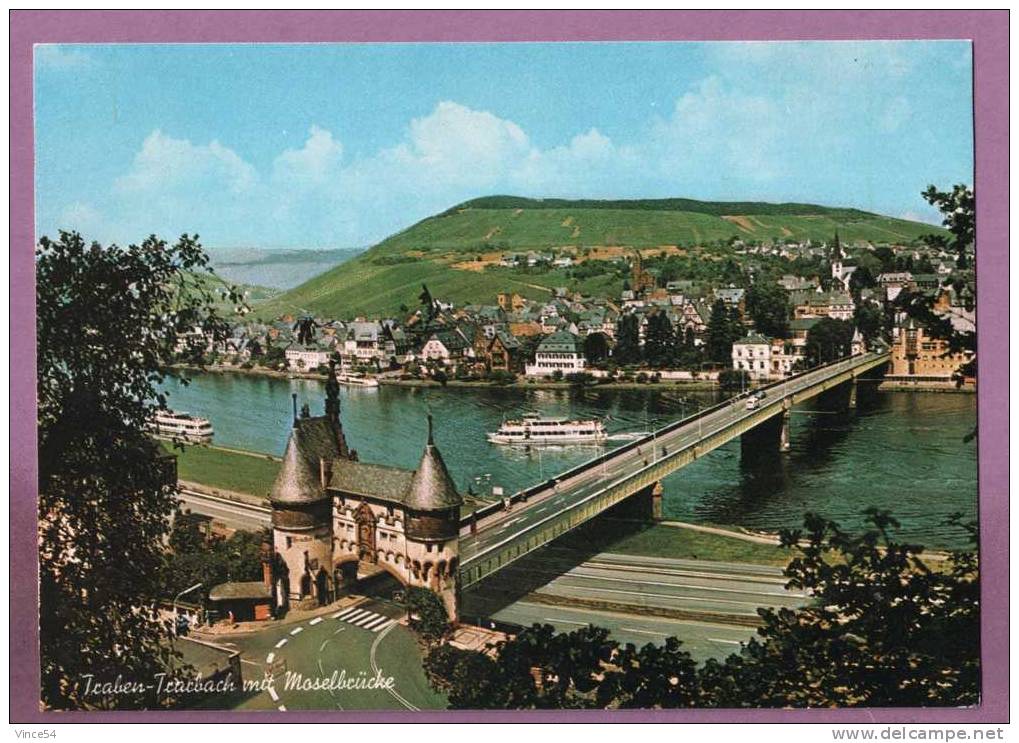 Traben-Trarbach - Mit Moselbrücke - VW Combi. Cramers. Dortmund. N° 75/6. Non Circulé. 2 Scans - Traben-Trarbach