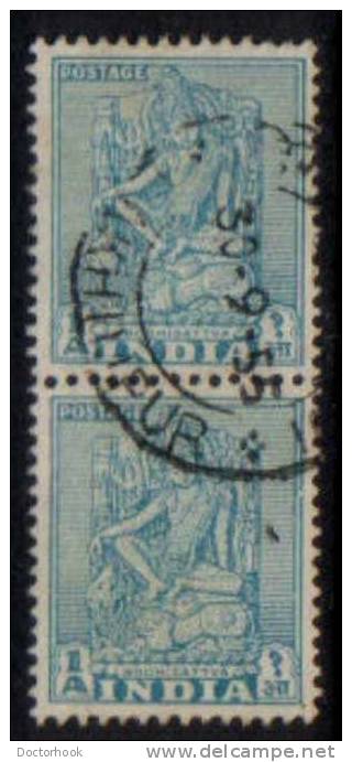 INDIA   Scott #  210  F-VF USED Pair - Gebruikt