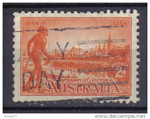 AUS94 - AUSTRALIA  1934, 2 P.  Yvert N. 94 - Usati