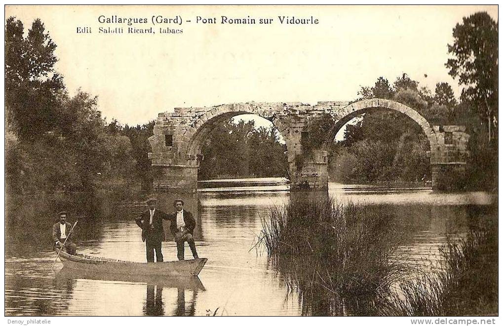 30/ GALLARGUES- PONT ROMAIN SUR VIDOURLE - Gallargues-le-Montueux