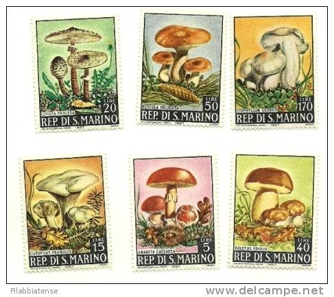 1967 - 743/48 Funghi     +++++++ - Unused Stamps