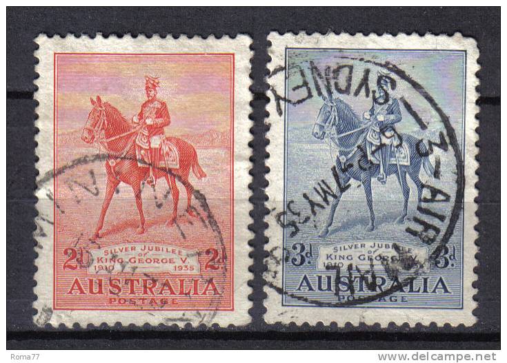 AUS102A - AUSTRALIA  1935,  Yvert N. 102 + 103 - Oblitérés