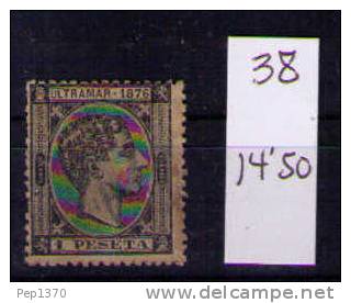 CUBA 1875 - EDIFIL Nº 38 - Cuba (1874-1898)