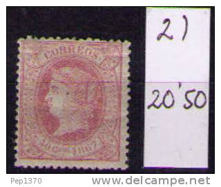 CUBA 1875 - EDIFIL Nº 21 MH - Cuba (1874-1898)