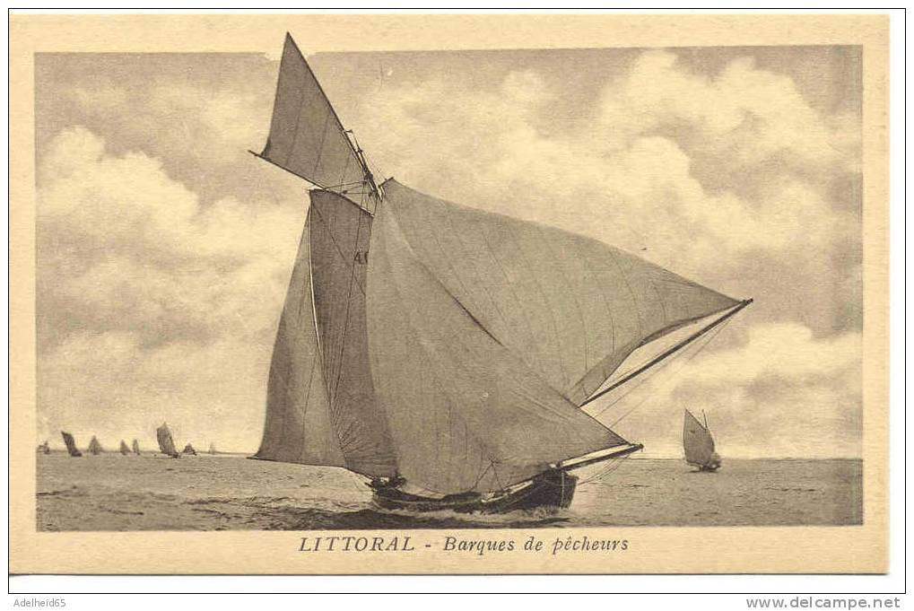 Littoral (Belgische Kust) Barques De Pêcheurs - Visvangst