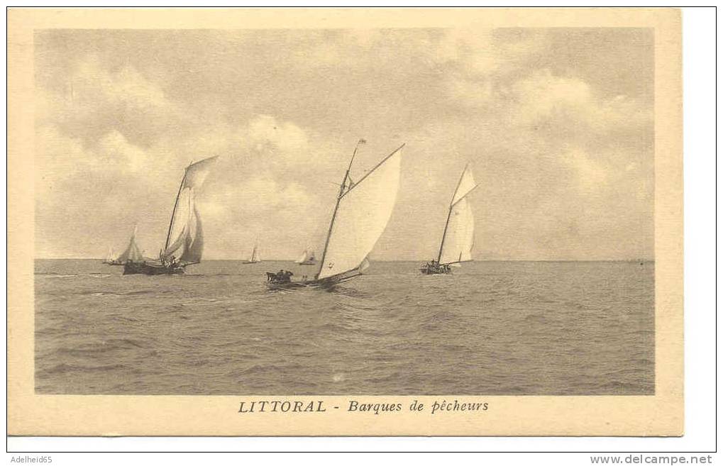 Littoral (Belgische Kust) Barques De Pêcheurs - Visvangst