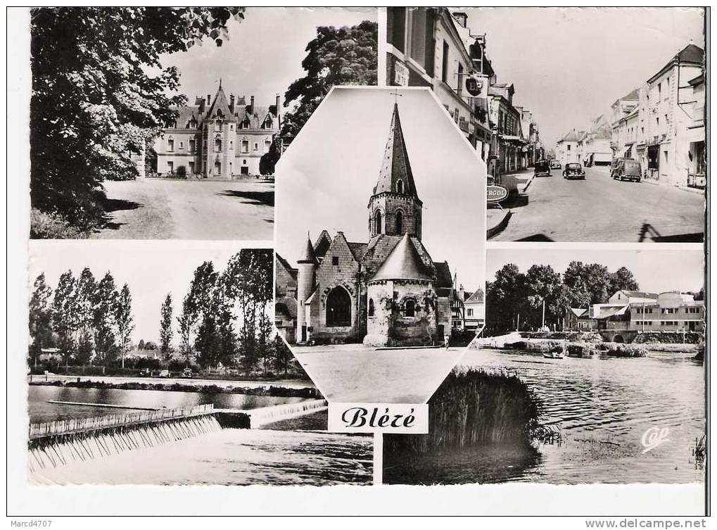 BLERE 37 Indre Et Loir Chateau De Fontenoy Le Barrage Editions CAP Carte Dentelée Véritable Photo - Bléré