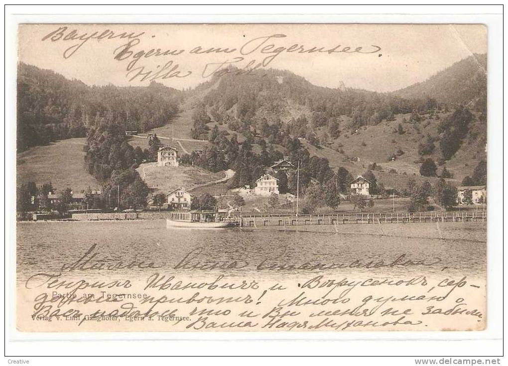 Partie Am Tegernsee1905.Norway,Norge - Norvège