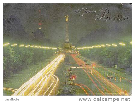 Berlin Straße Des 17. Juni Mit Siegessäule Und Fernsehturm - Charlottenburg