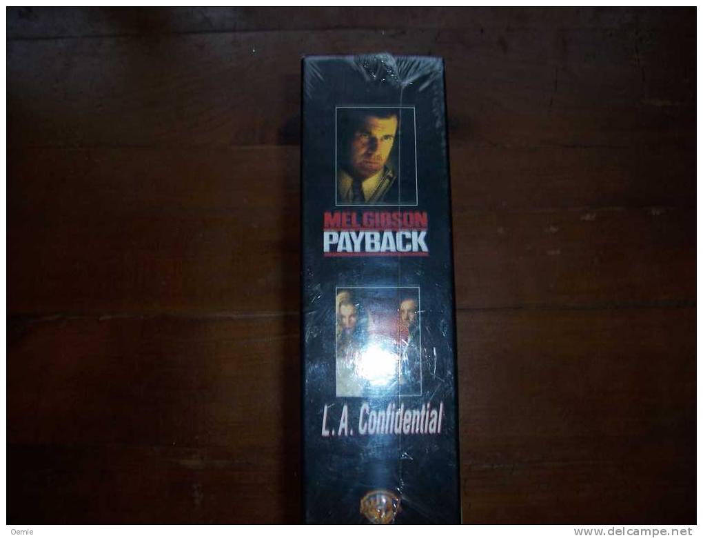 COFFRET  PAYBACK  AVEC MEL GIBSON + L. A . CONFIDENTIAL  AVEC KEVIN SPACEY + RUSSELL  CROWE - Crime