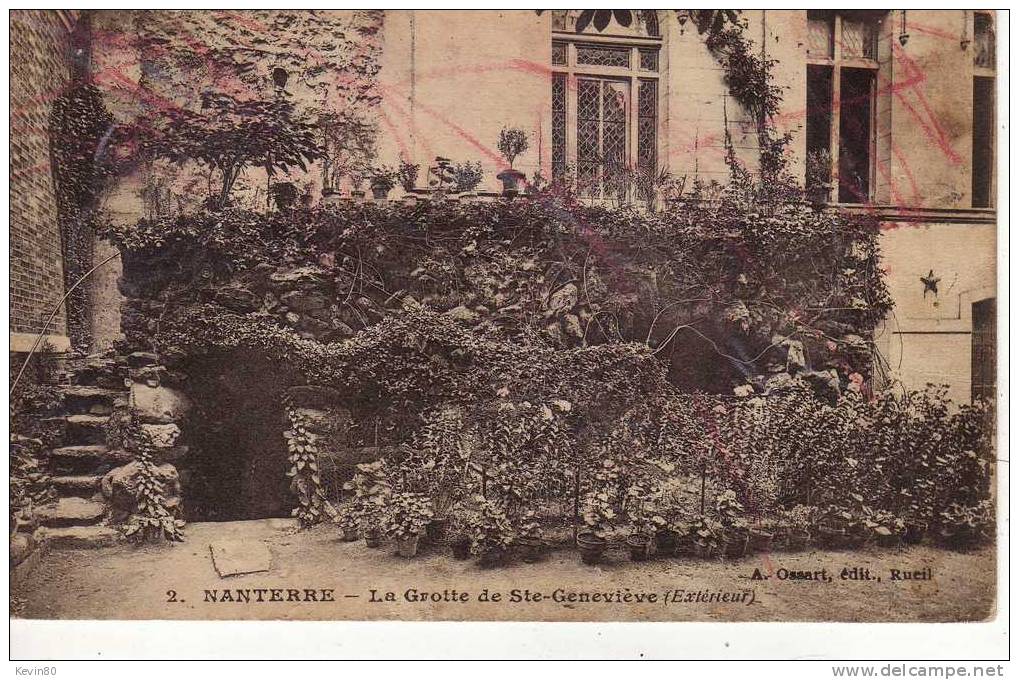 92 NANTERRE La Grotte De Ste Geneviéve - Nanterre