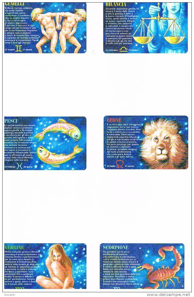 CAT. C & C. 7011-7014 E 7021-7028 SAN MARINO -1996- 1998 -ZODIACO - NUOVE - Zodiac