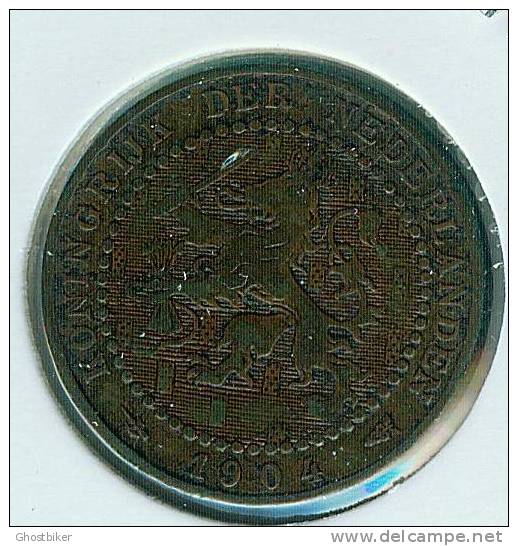 Nederland 1904 1 Cent Wilhelmina  ZFr / TTB / SS / VF - 1 Cent