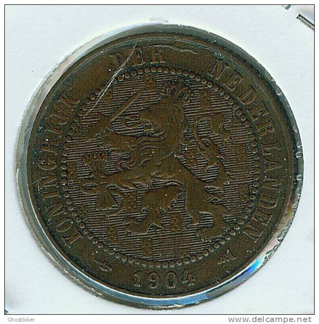 Nederland 1904 2 1/2 Cent Wilhelmina  PR / SUP / VORZ / EF - 2.5 Centavos