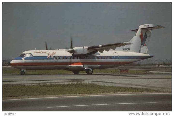 ATR-42-300 (N14100) De La Compagnie American Eagle - 1946-....: Moderne