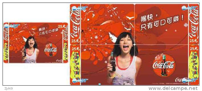 C04212 China Coca Cola Puzzle 5pcs - Alimentation