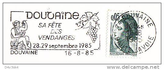 1985 France 74 Haute-Savoie Douvaine Vins Vendanges Vigne Vignobles Wine Festival Vineyard Wines Vini Enologia Vigneti - Vins & Alcools