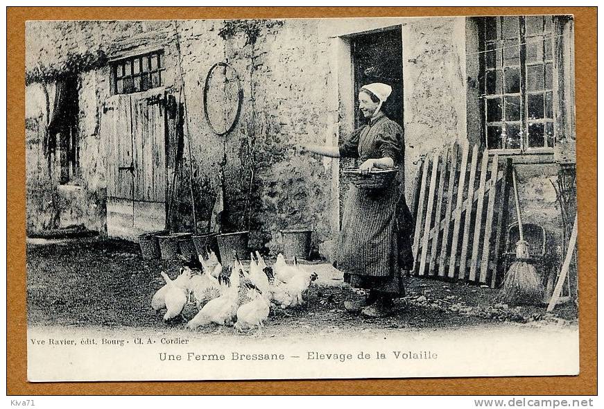 Collection CARTES D´AUTREFOIS " BRESSE "  1900 - Bourgogne