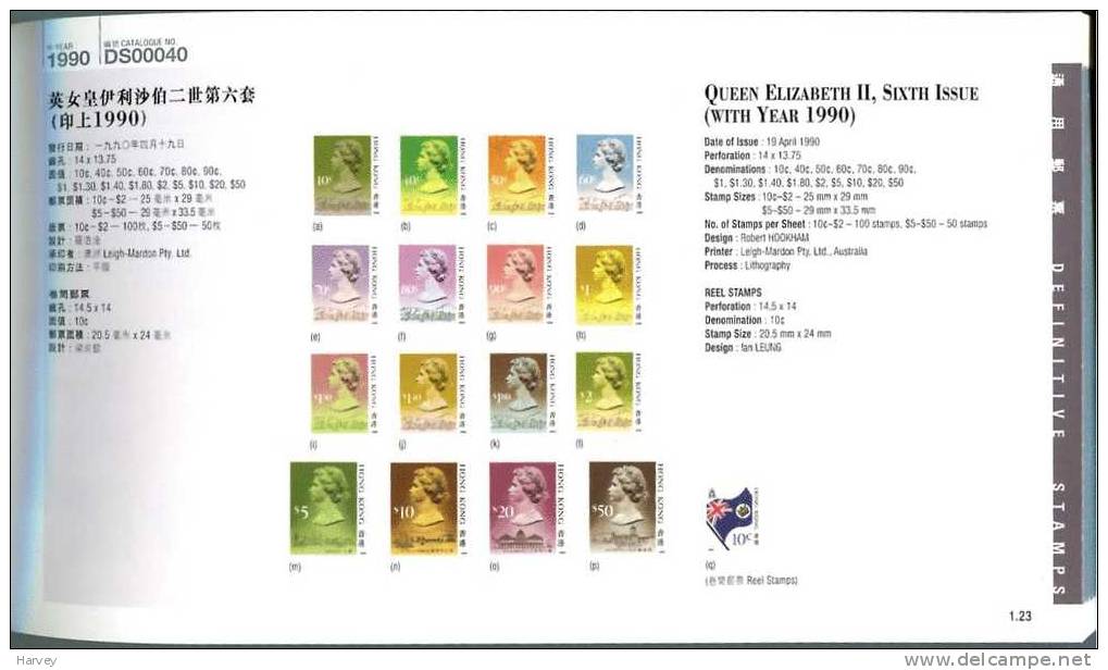 Hong Kong Post Stamps Catalogues Vol I Et II - Autres & Non Classés