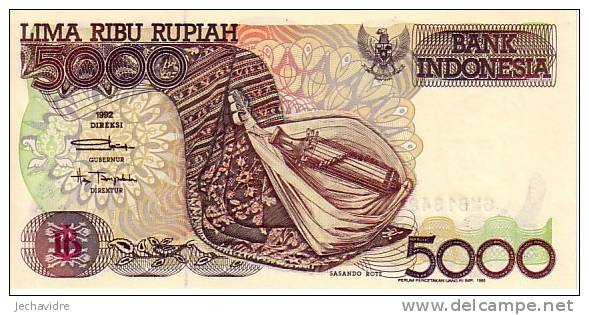INDONESIE  5 000 Rupiah  Daté De 1992/1998   Pick 130e     ***** BILLET  NEUF ***** - Indonesia