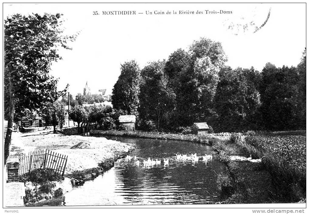 Un Coin De La Rivière Des Trois Doms - Montdidier