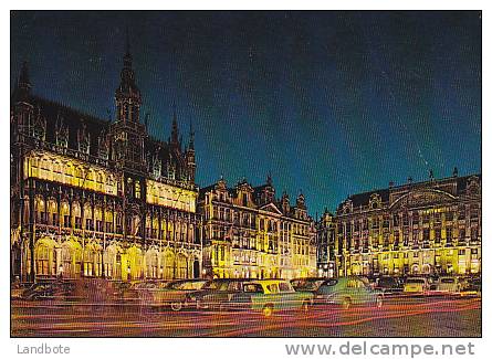 Bruxelles Grand'Place La Nuit - Bruselas La Noche