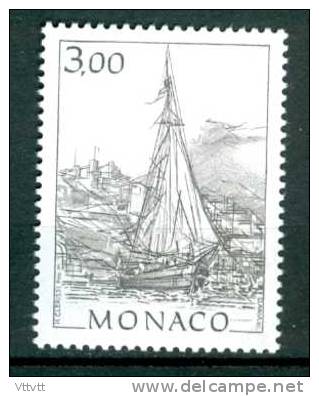 MONACO, 1992, N° 1837** (Yvert Et Tellier) Monaco Autrefois, Hubert Clérissi, Voilier - Autres & Non Classés