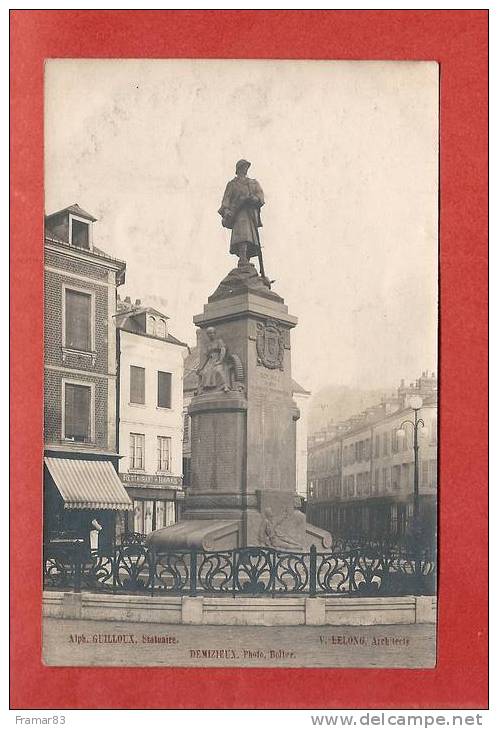 BOLBEC Carte Photo Demizieux - Monument Aux Morts - Guilloux Statuaire - Lelong Architecte - Bolbec