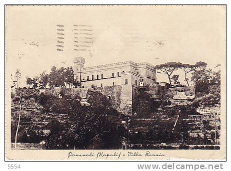 Cpa Italie   Campania Naples Villa Ressia - Napoli (Neapel)