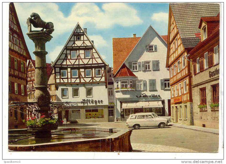 15922  Munsingen Marktplatz . Pfuger 42199 . Vie Militaire - Muensingen