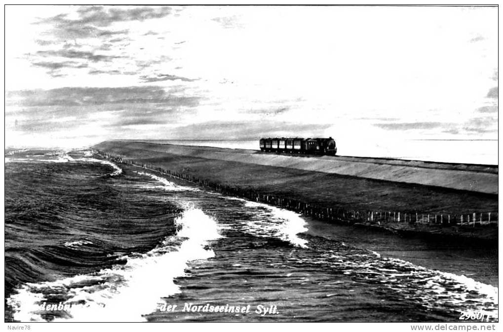 HINDENBURG DAMM NACH DER NORDSEEINSEL SYLT. - Stendal