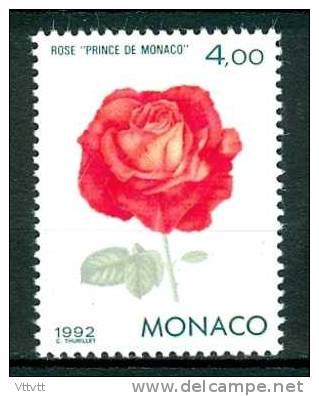 MONACO, 1992, N° 1840** (Yvert Et Tellier) Exposition Philatelique De Gênes, Fleurs, Roses - Autres & Non Classés