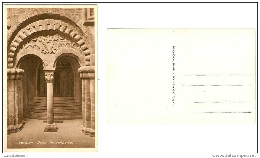 AK Wetzlar - Dom, Heidenportal Jost Michel, Buch- U. Papierhandlung, Wetzlar R 20766 - Wetzlar