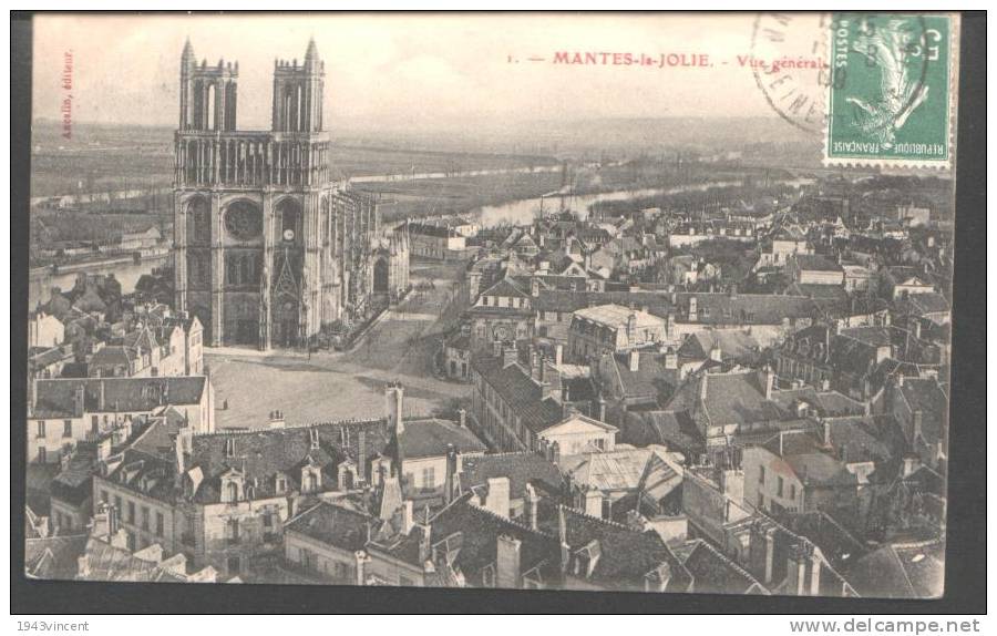 C 3963- MANTES LA JOLIE --   Belle CPA - Mantes La Ville