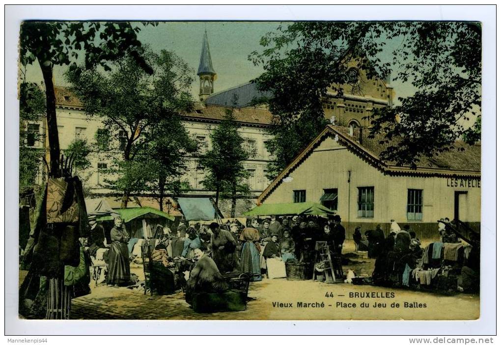 Bruxelles - Vieux Marché - Place Du Jeu De Balles - Märkte