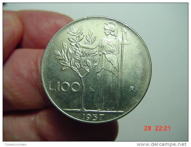 2009  ITALIA  ITALY 100 LIRE    YEAR  1957 SPL-    OTHERS IN MY STORE - 100 Liras