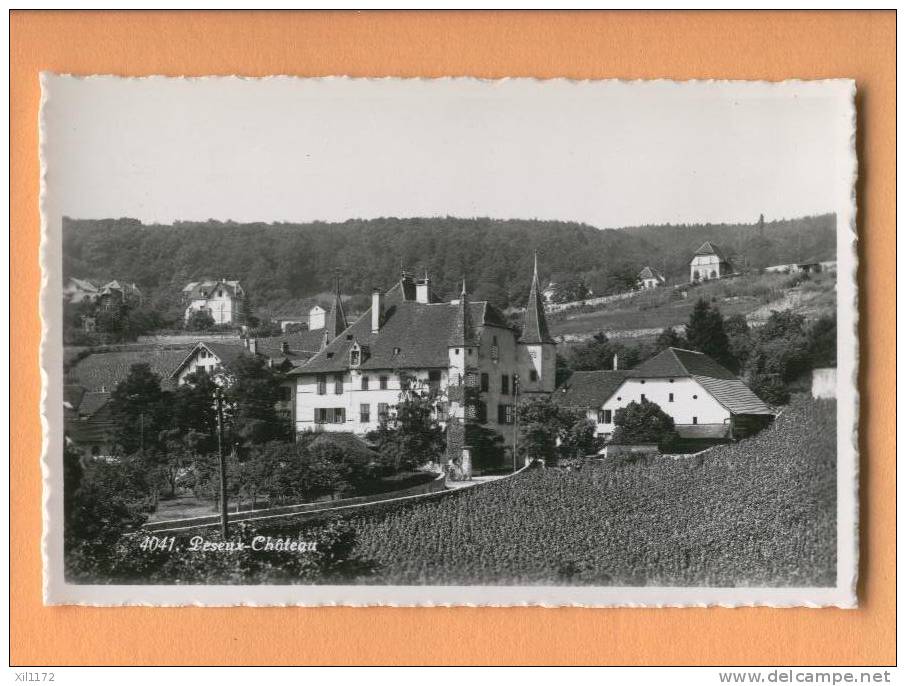 H301 Peseux, Le Château, Vignes.Cachet Peseux 1931 Vers Cannes. Perrochet Matile 7194. PLI à Gauche - Peseux