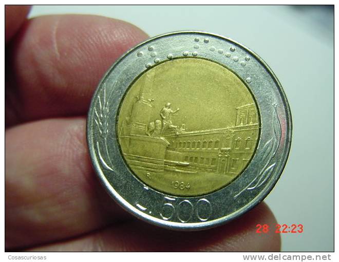 2029  ITALIA  ITALY  500 LIRE    YEAR  1982-87    OTHERS IN MY STORE - 500 Lire