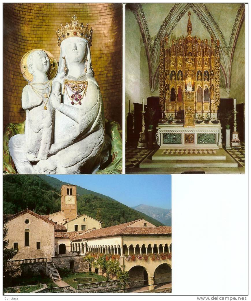 S. Maria Di Follina (Treviso): Abbazia Cistercense. Lotto 3 Cartoline Moderne. - Treviso