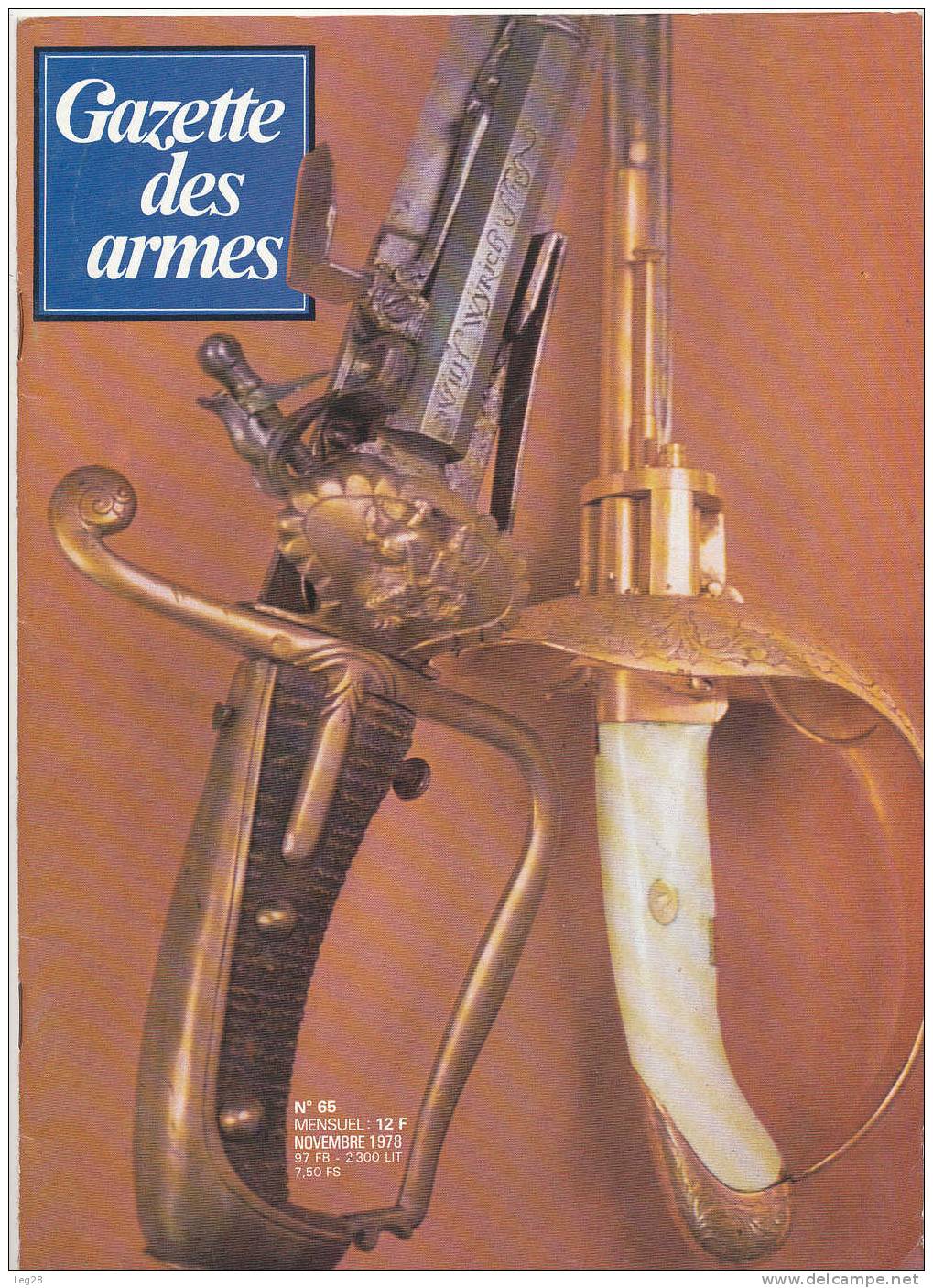 GAZETTE  DES  ARMES  N° 65 - French