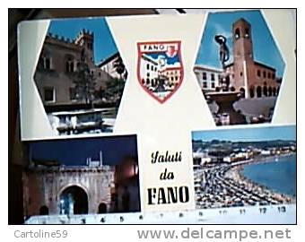 FANO SALUTI E VEDUTE   VB1969 CF97 - Fano