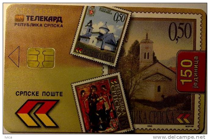 REPUBLIC OF SRPSKA - Stamps - 150 Units - 2001 - Bosnie