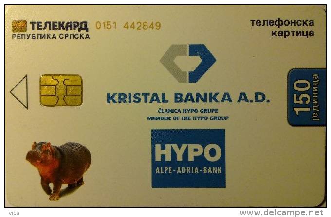 REPUBLIC OF SRPSKA - HYPO Bank - Bosnie