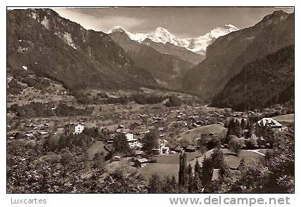 WILDERSWIL.  EIGER.MÖNCH UND JUNGFRAU. - Wilderswil