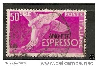 1952 TRIESTE A USATO ESPRESSO - RR6048-2 - Express Mail