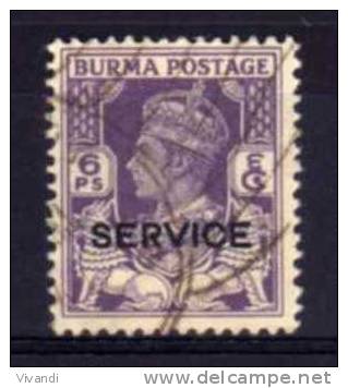 Burma - 1946 - 6 Pies Official - Used - Birmania (...-1947)