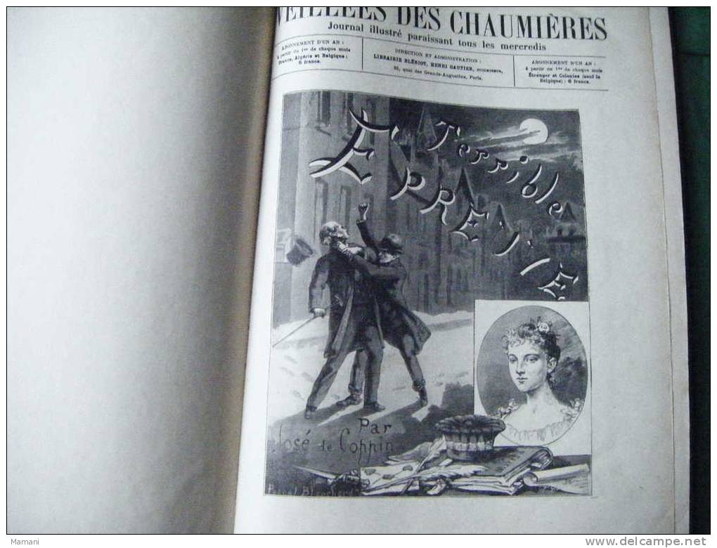 17eme 1893 A 1894--les Veilles Des Chaumieres Terrible Epreuve Par Coppin-jouets Brises Par D´anjou-jose Maria Souvenir- - 1801-1900