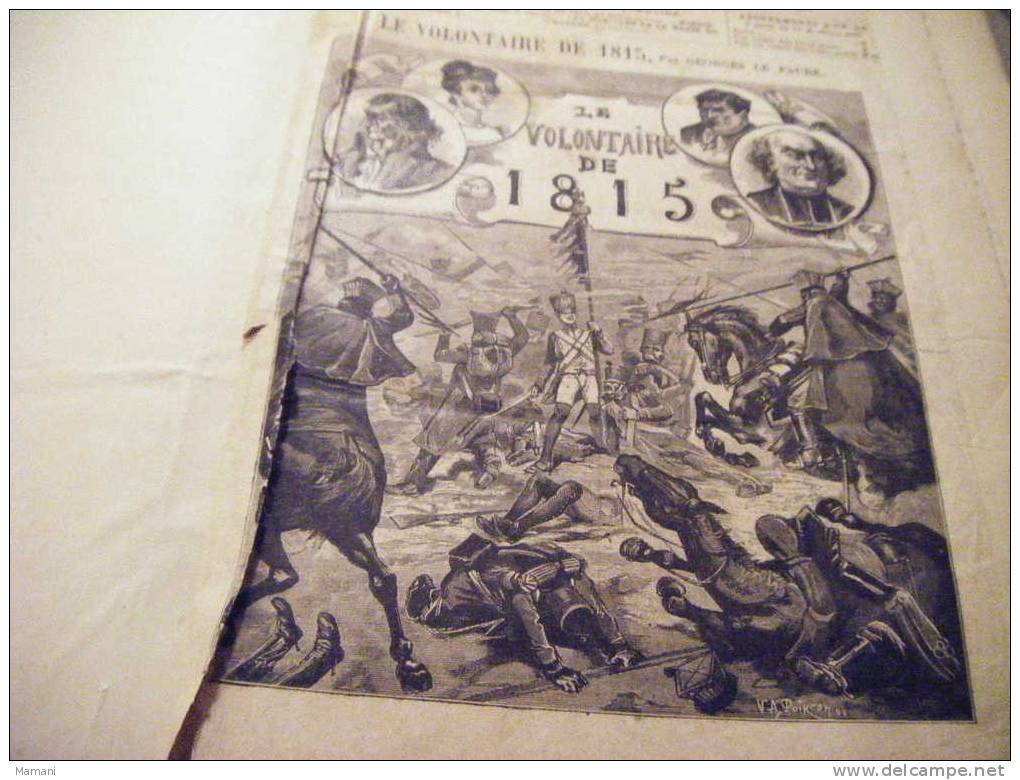 De 2/5/1888 A  19/11/1890-les Veilles Des Chaumieres-chapuzot-l´heritage J.seguin-le Volontaire De 1815 Par G.le Faure - 1801-1900