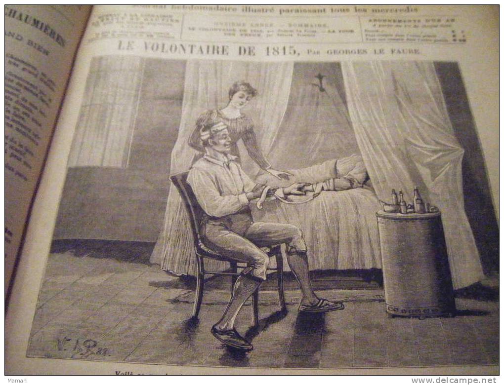 De 2/5/1888 A  19/11/1890-les Veilles Des Chaumieres-chapuzot-l´heritage J.seguin-le Volontaire De 1815 Par G.le Faure - 1801-1900