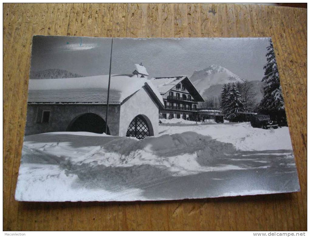 Les Paccots Chatel Saint Denis  En Hiver  N D Des Neiges Et Hotel Corbetta - Châtel-Saint-Denis